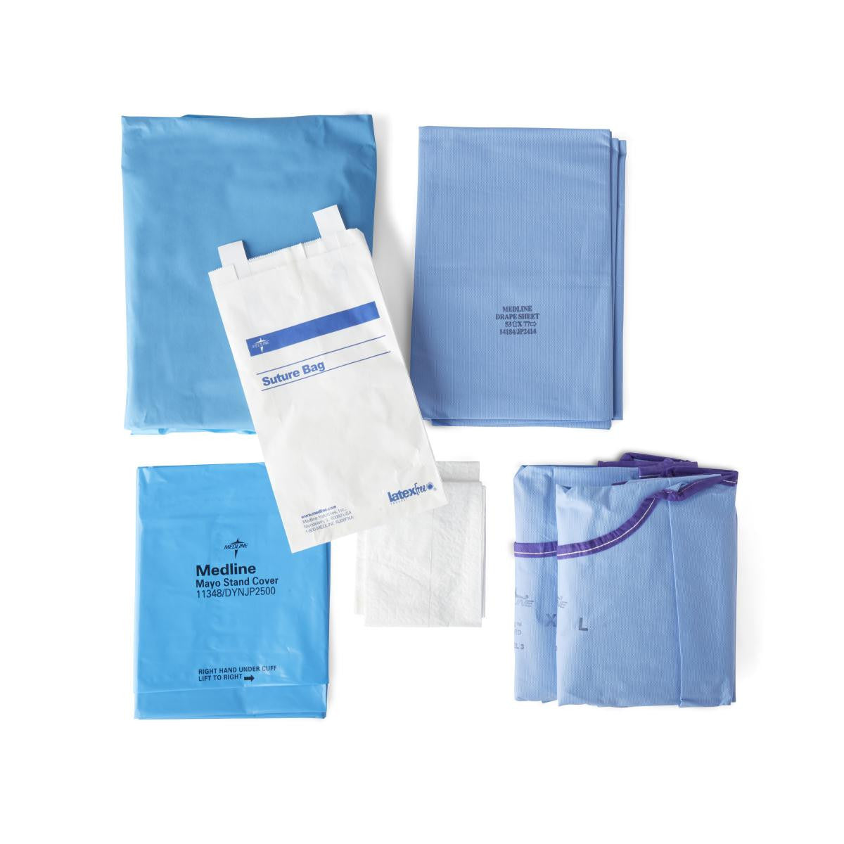 [quality-source-square:DYNJP1025S] X-Ray Detectable - Sirus non-reinforced gown(XL)