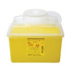 [quality-native-square:65971050053998] Sharps Containers Sold Individually Yellow with 13.2L Yellow with Horizontal Lid Funnel Cap