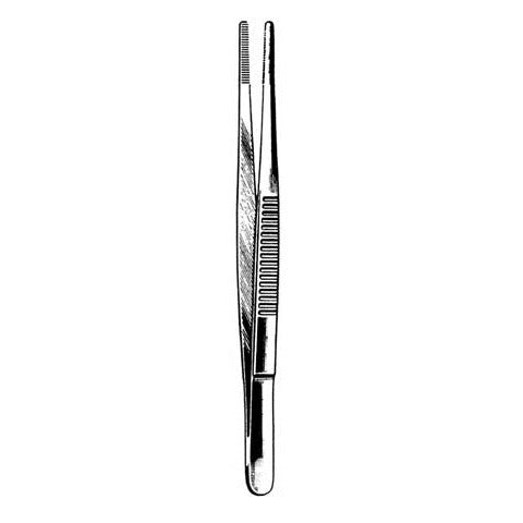[quality-square:65971070173550] Thumb Dressing Forceps Serrated Tenaculum Forceps