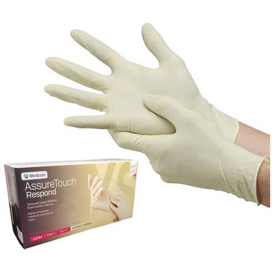 [quality-square:65971346309486] AMD Latex Exam Gloves