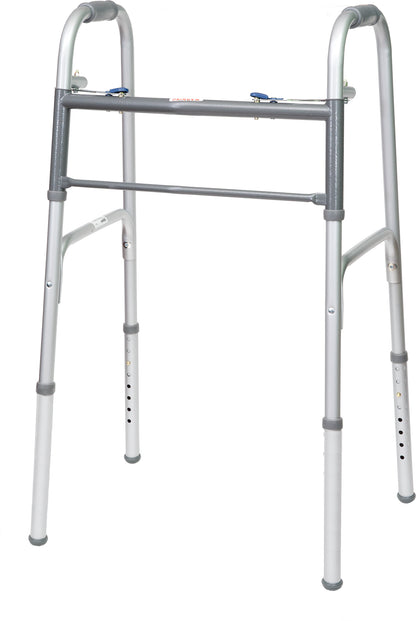 ProBasics Aluminum Two-Button Folding Walker without Wheels product image