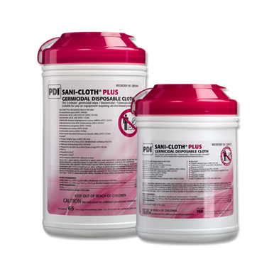 PDI Sani-Cloth Plus Surface Disinfectant Wipes X-Large 7.5" x 15" 65/tub