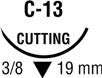 Suture Surgipro 3-0 C-13 C-13 19mm box/12