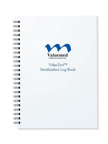 ValueTest Log Book For Sterilization Records