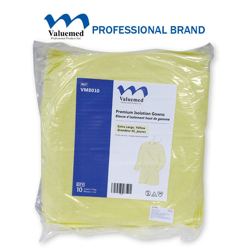 Valuemed Professional Fluid Impervious Isolation Gowns