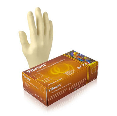 Aurelia Vibrant Latex Powder Free Gloves