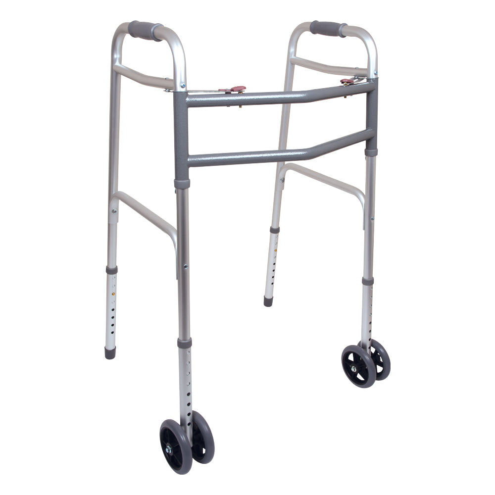 ProBasics Bariatric Two-Button Walker with 5 in Wheels product image