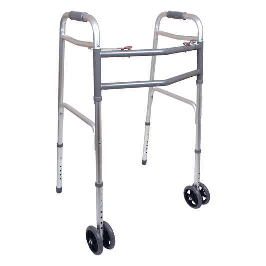 ProBasics Bariatric Two-Button Walker with 5 in Wheels product image