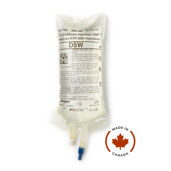 Baxter® 5% Dextrose Injection USP, 250 mL