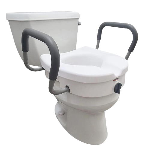 Carex E-Z Lock Raised Toilet Seat product image