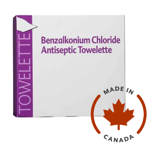 BZK (Benzalkonium Chloride) Towelette Wipes