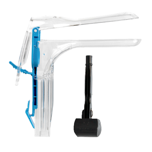 ClearSpec® Disposable Vaginal Speculum and LED Illuminator without Sheath, Small
