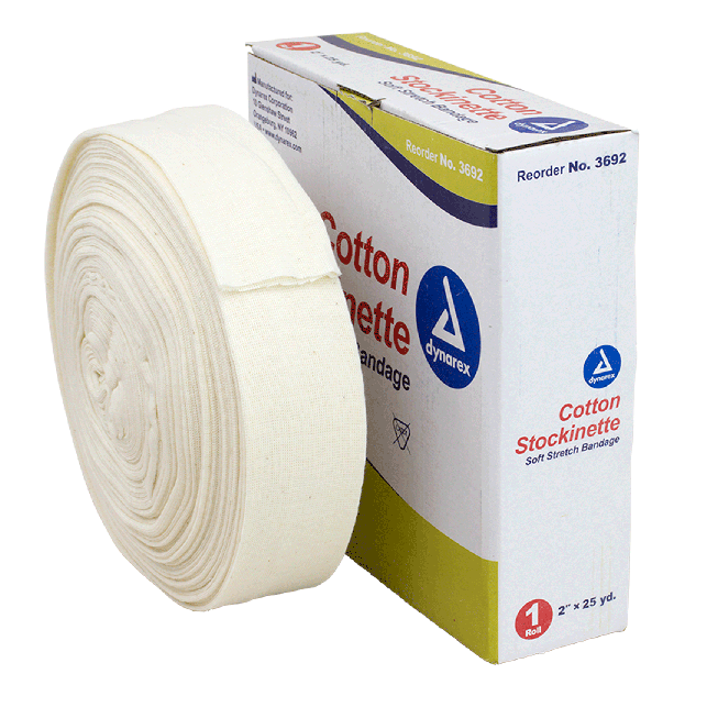 Dynarex® Cotton Stockinette 2" x 25yds