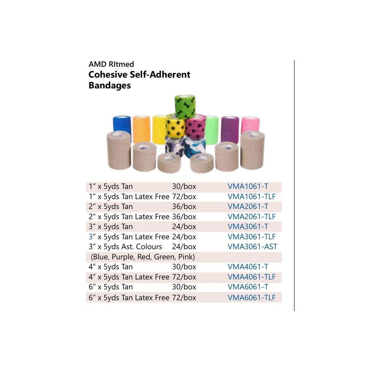 Cohesive Self-Adherent Bandages product image