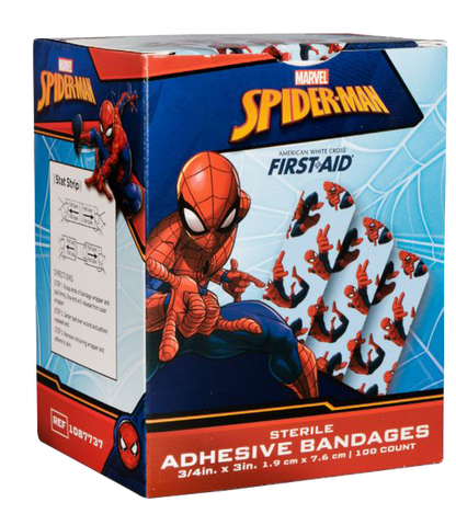 Spiderman Adhesive Bandages