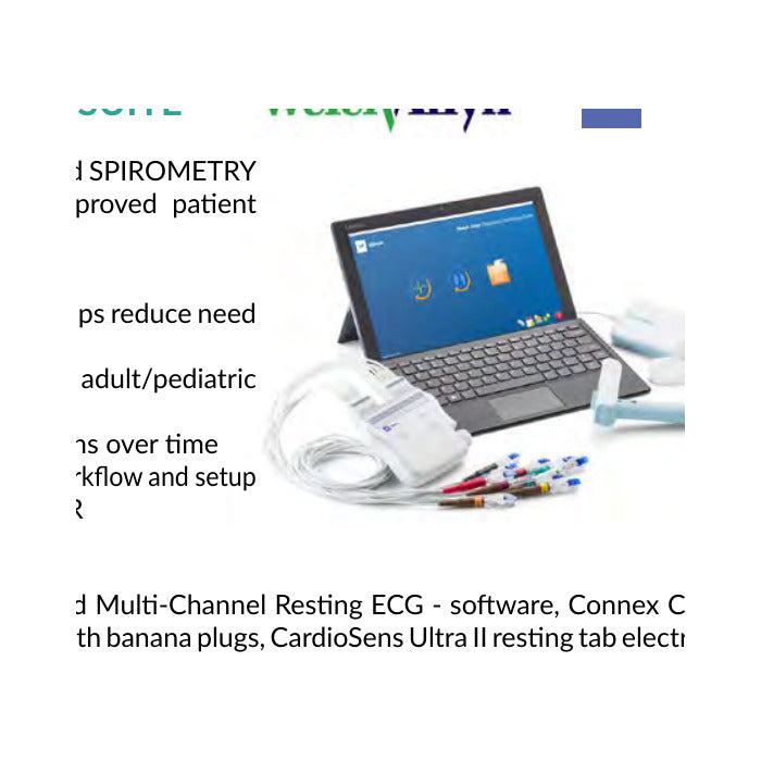 Welch Allyn Diagnostic Cardiology Suite with AM12 wired acquisition module