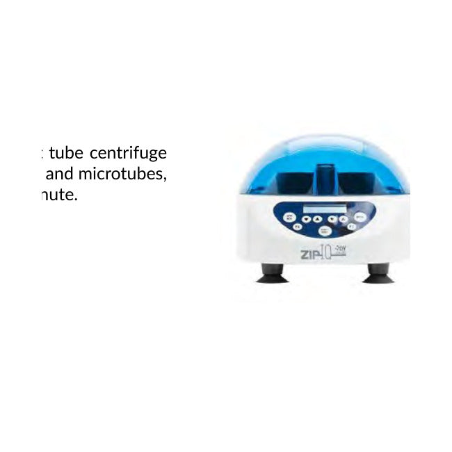 Zip-IQ TT test tube centrifuge
