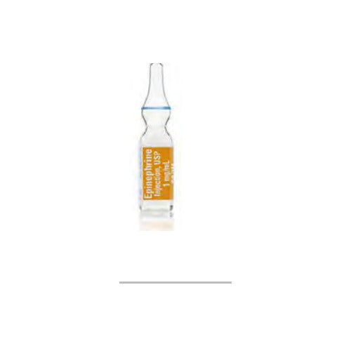Epinephrine injection single dose ampoule