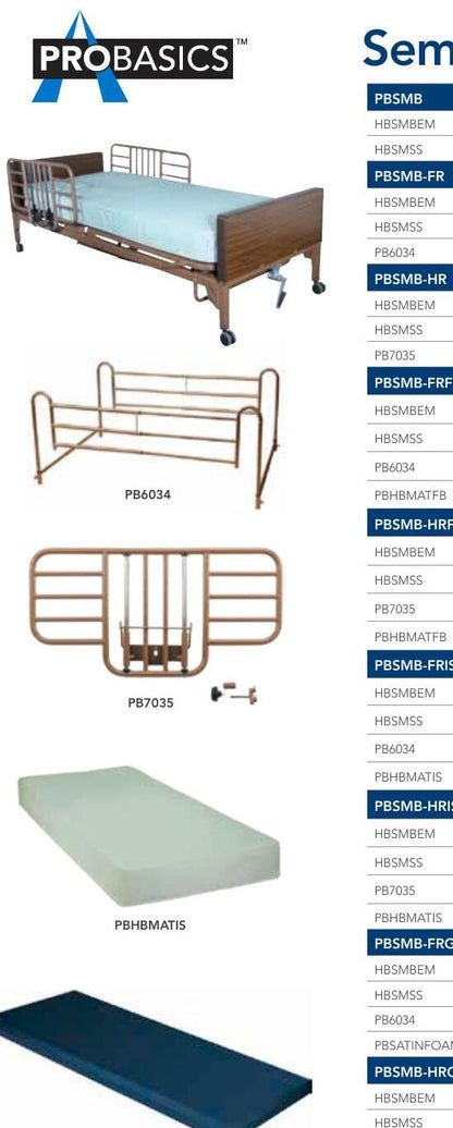 ProBasics semi-electric bed package family