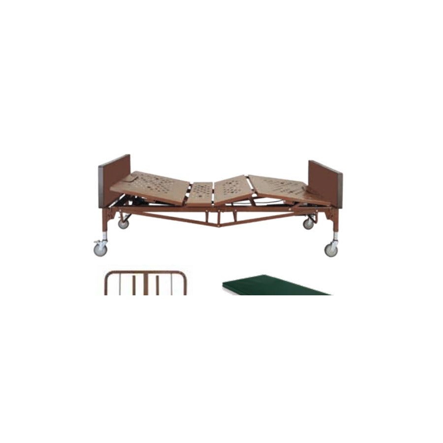 ProBasics Bariatric Bed with bed rail option and therapeutic support surface