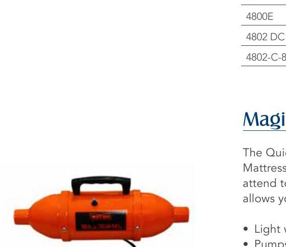 Magic-Air pump