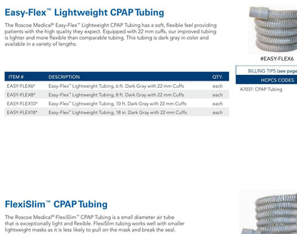 FlexiSlim CPAP tubing