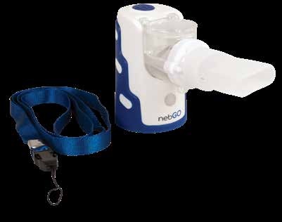 nebGO Portable Handheld Nebulizer and accessories