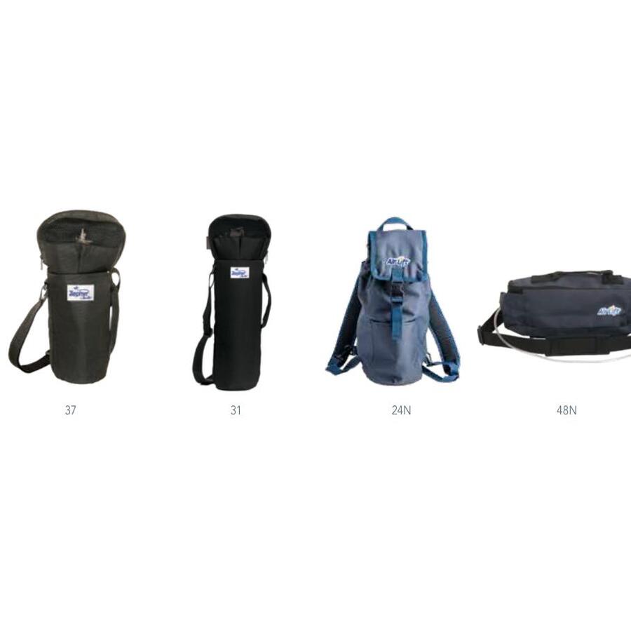 Zephyr Deluxe and Airlift oxygen cylinder bags