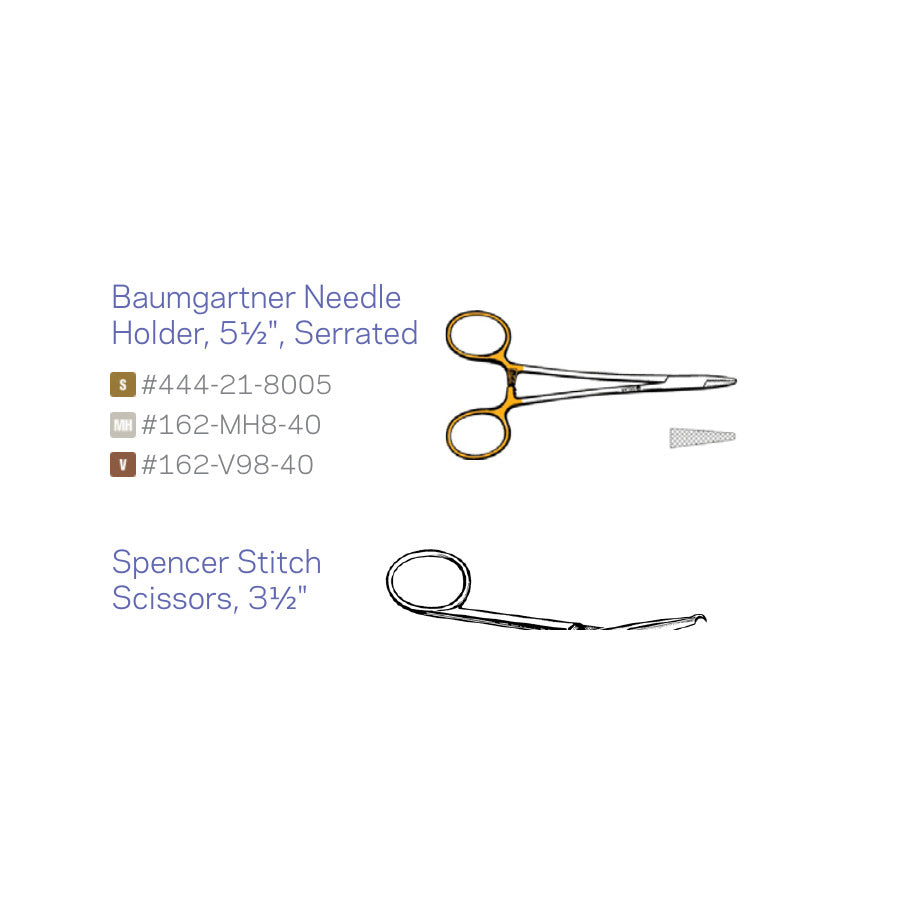 Stevens MDR catalogue Mayo-Hegar needle holder family