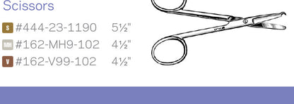 Littauer stitch scissors family from Stevens MDR catalogue page 5