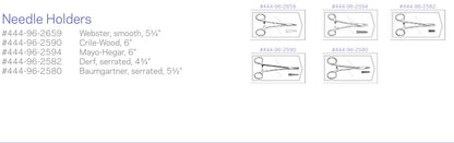 Sterile needle holders family from Stevens MDR catalogue page 6