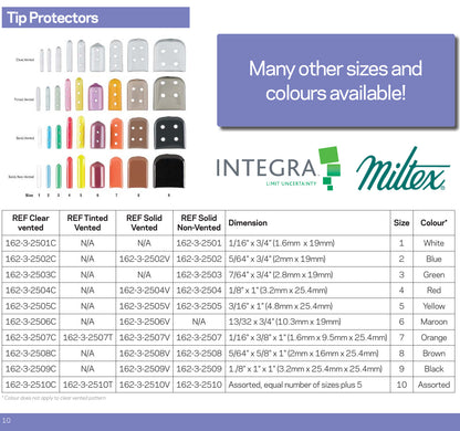 Tip protectors family from Stevens MDR catalogue page 10