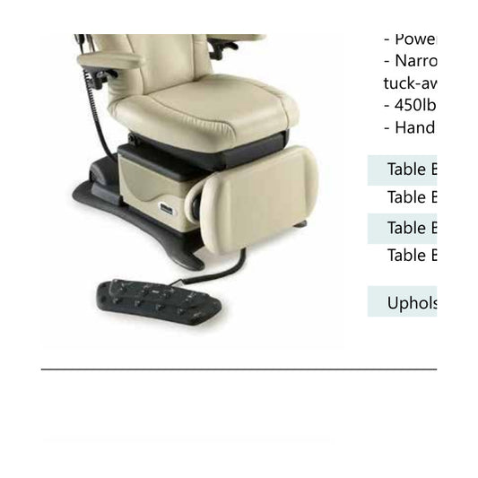 Brewer AssistPRO procedure table upholstery top premium