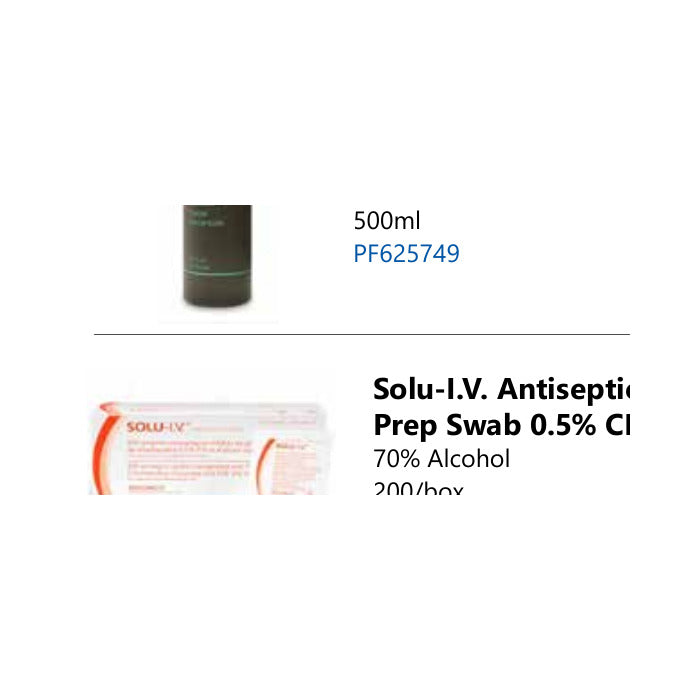 Solu-I.V. Antiseptic Prep Swab 0.5% CHG