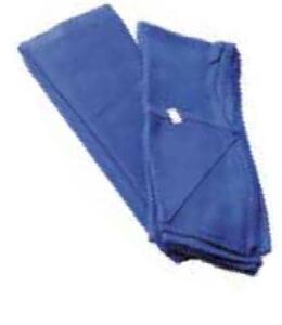 OR Huck Towels, 17 x 26 in, sterile blue, 2 per pouch