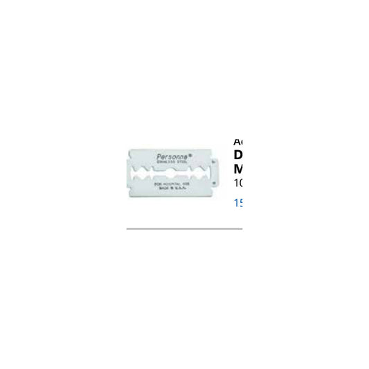 AccuThrive Double Edge Prep Microcoated Stainless Steel Blade
