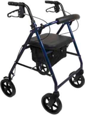 ProBasics Aluminum Rollator with 8-inch Wheels