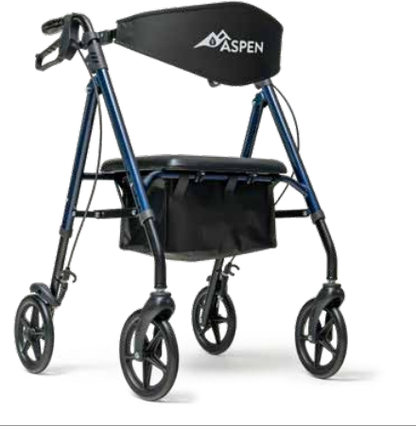 Aspen 8-inch Height Adjustable Rollator