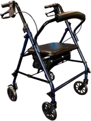 ProBasics Knocked Down Economy Steel Rollator with 6-inch Wheels