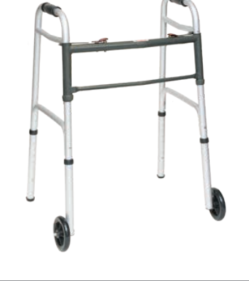 ProBasics Two-Button Folding Aluminum Walker