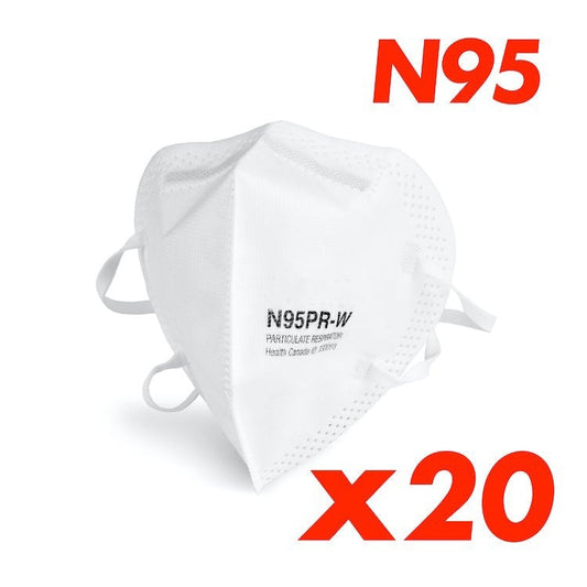 Set of 20 Units N95 Mask - Health Canada Authorized