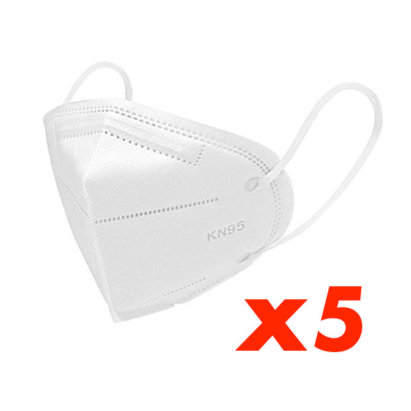 Set of 5 units KN95 Masks (Non-Medical)