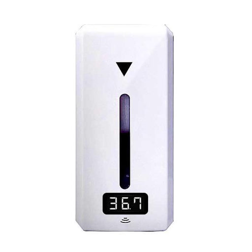 Wall Mounted Automatic Hand Sanitizer Dispenser With Infrared Thermometer