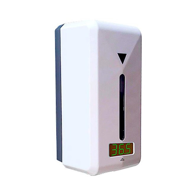 Wall Mounted Automatic Hand Sanitizer Dispenser With Infrared Thermometer