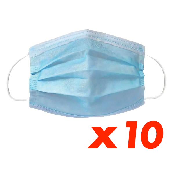 10 Disposable Masks set