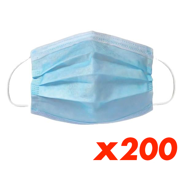 200 Disposable Masks set